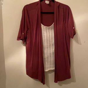 Cardigan/ Shirt